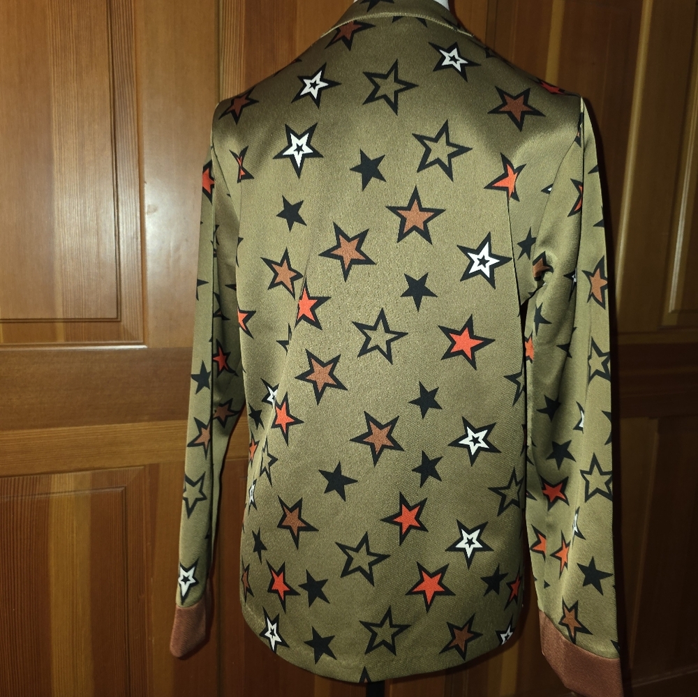 Scotch & Soda Madison Scotch Stargazer Military 1/2 Zip Pullover Women NWOT S - Picture 5 of 13